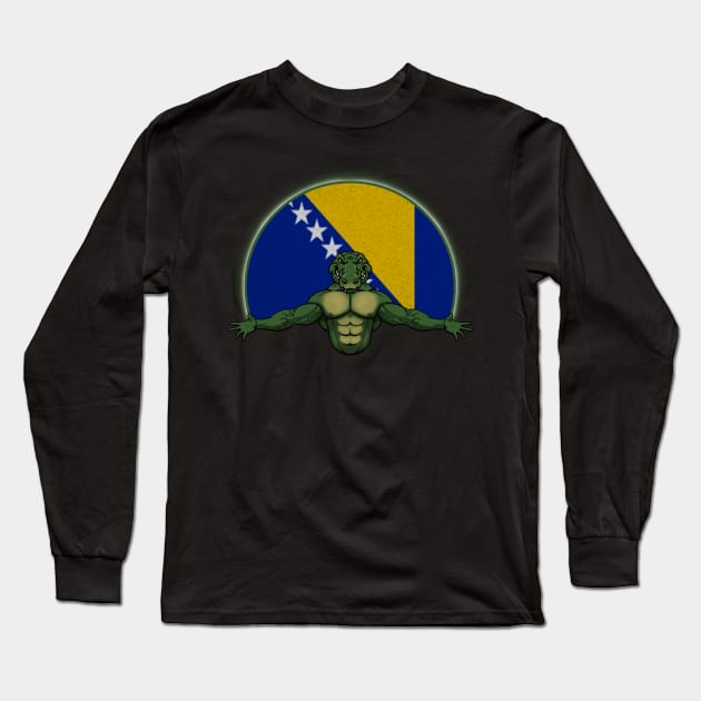 Gator Bosnia Long Sleeve T-Shirt by RampArt